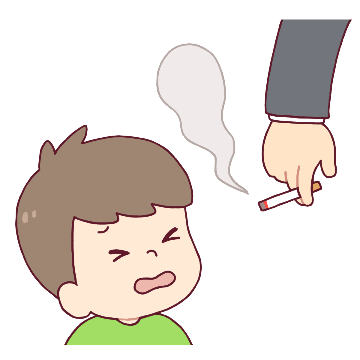 通学路における子どもの受動喫煙防止の対策を！